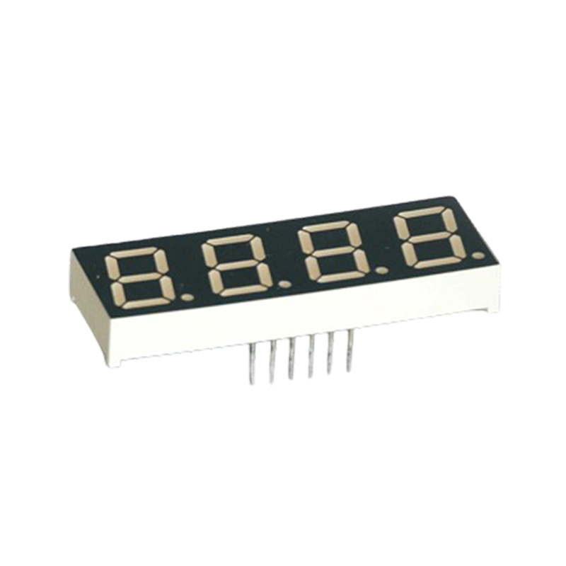 How can a LED Tht segment display reduce flicker when displaying multiple digits using a dynamic scanning algorithm?